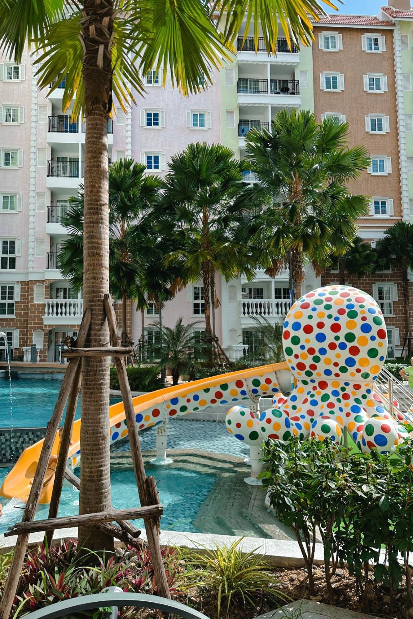 ナ・ジョムティエンSeven Seas Cote D'Azur Jomtien Pattaya Amazing Poolアパートメント エクステリア 写真