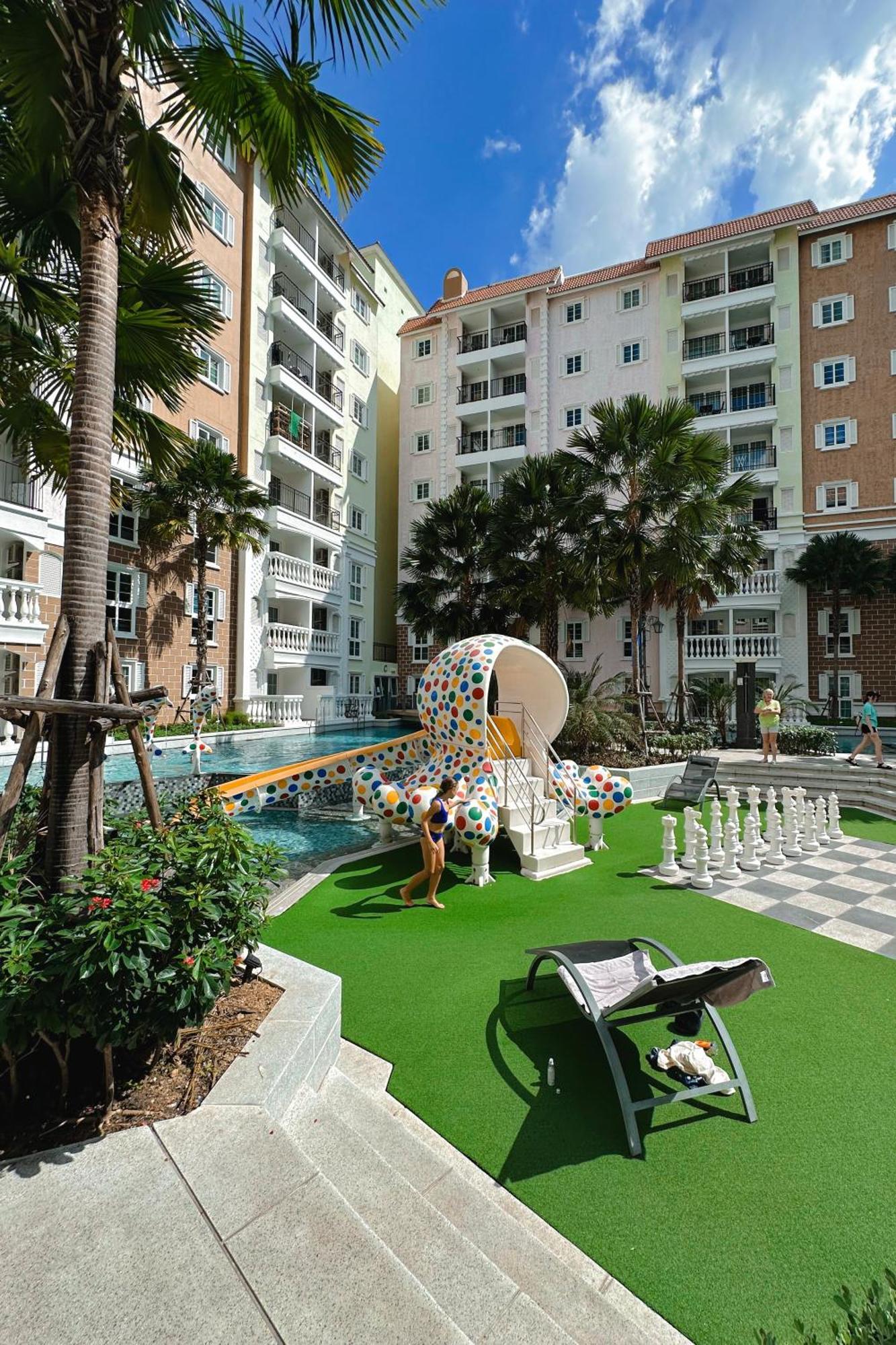 ナ・ジョムティエンSeven Seas Cote D'Azur Jomtien Pattaya Amazing Poolアパートメント エクステリア 写真